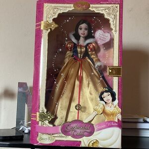 Disney Snow White Doll in Gold and Red Gown